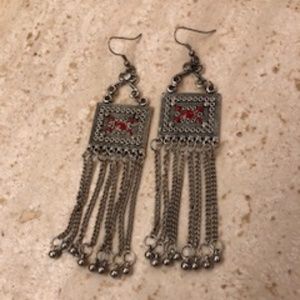 Silver Statement Earrings